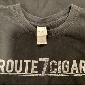 Graphic T-Shirt Route 7 Cigars Short Sleeve size xl